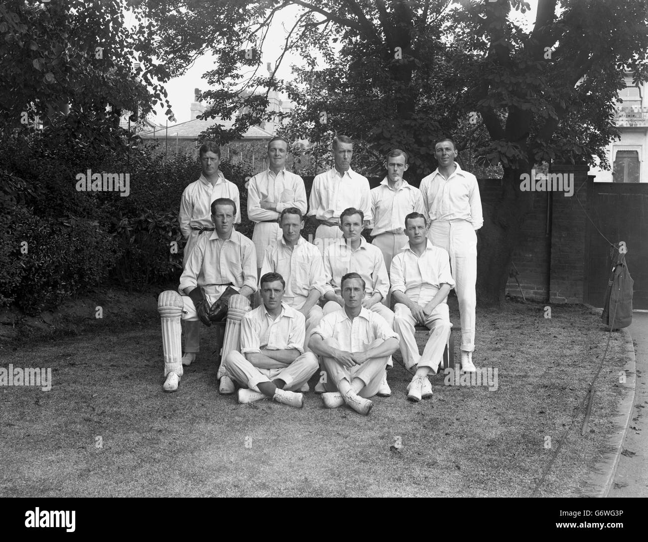 Cricket - Australian Tour Of England 1918 - Clergy v Australians - Lord's Stock Photo