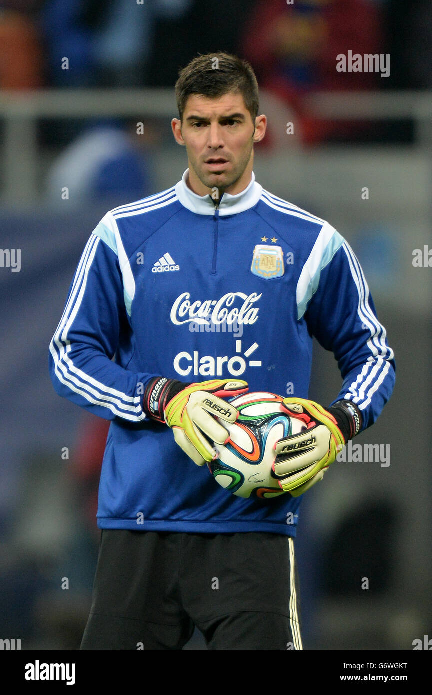 Soccer - International Friendly - Romania v Argentina - National Arena. Argentina goalkeeper Mariano Andujar Stock Photo