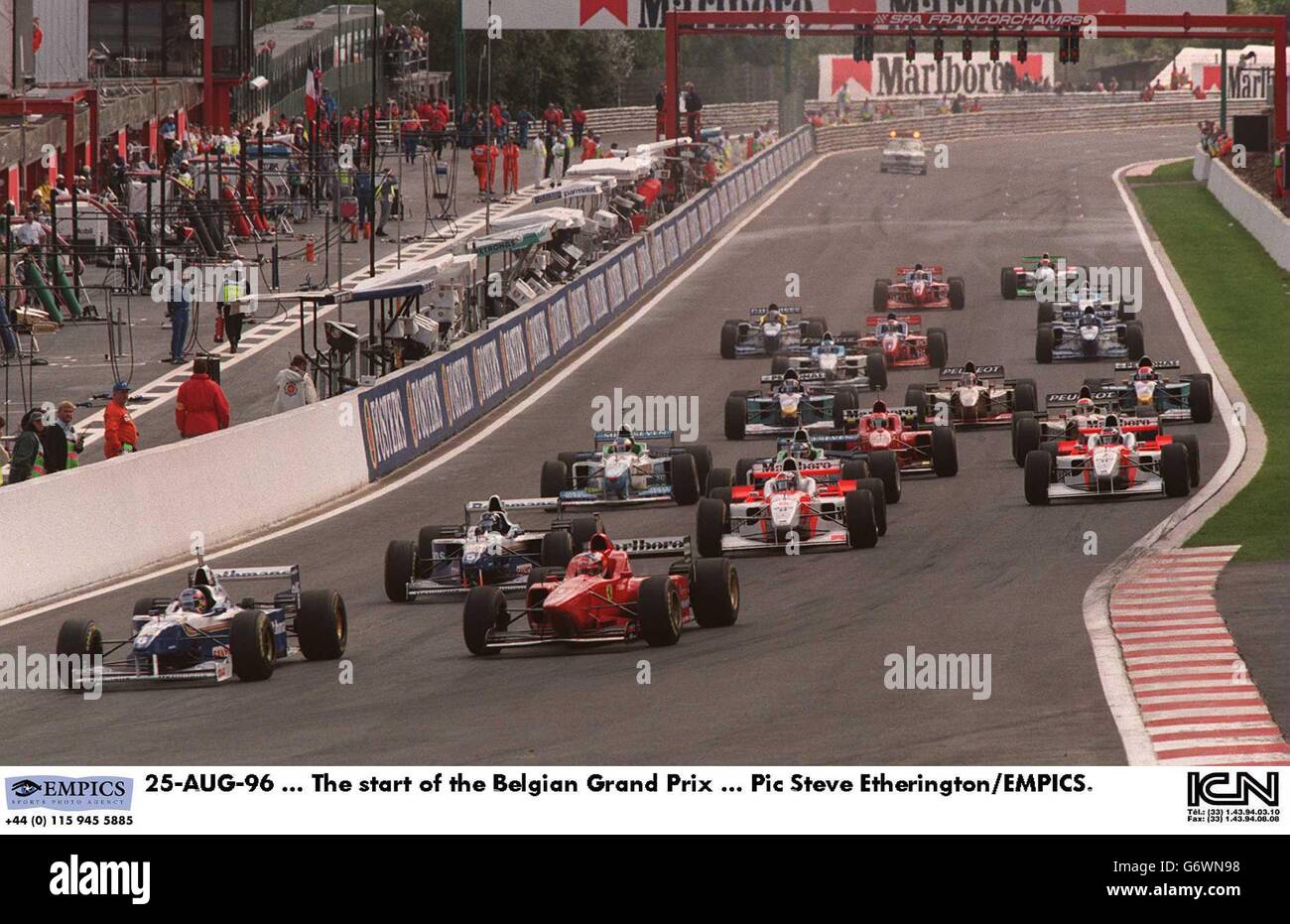 Motor Racing ... Belgian Grand Prix Stock Photo - Alamy
