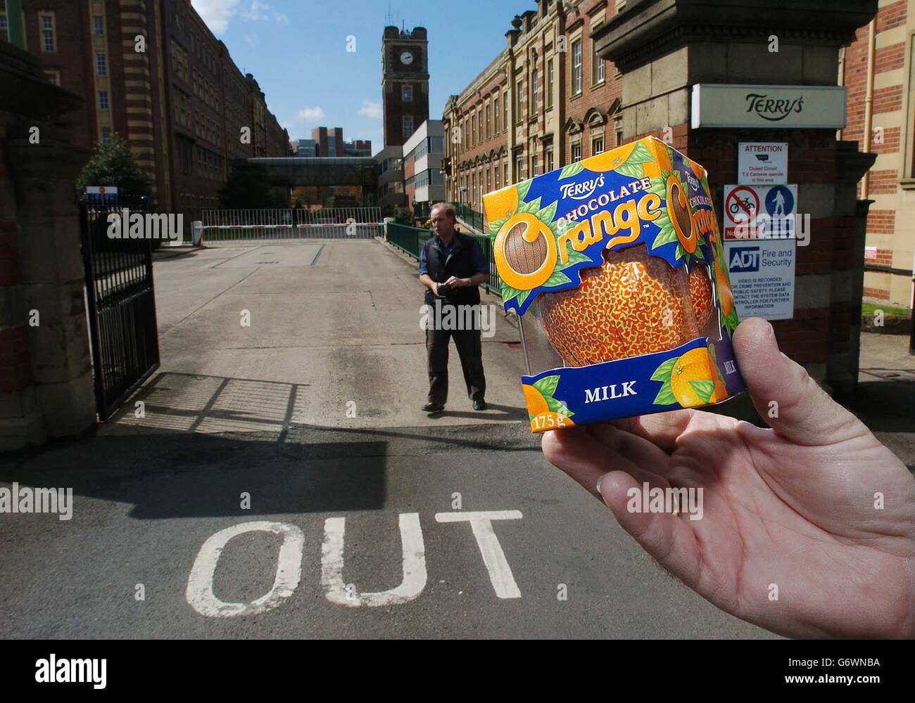 The Terry's manufacturing plant and warehouse in York. The chocolate manufacturer which makes