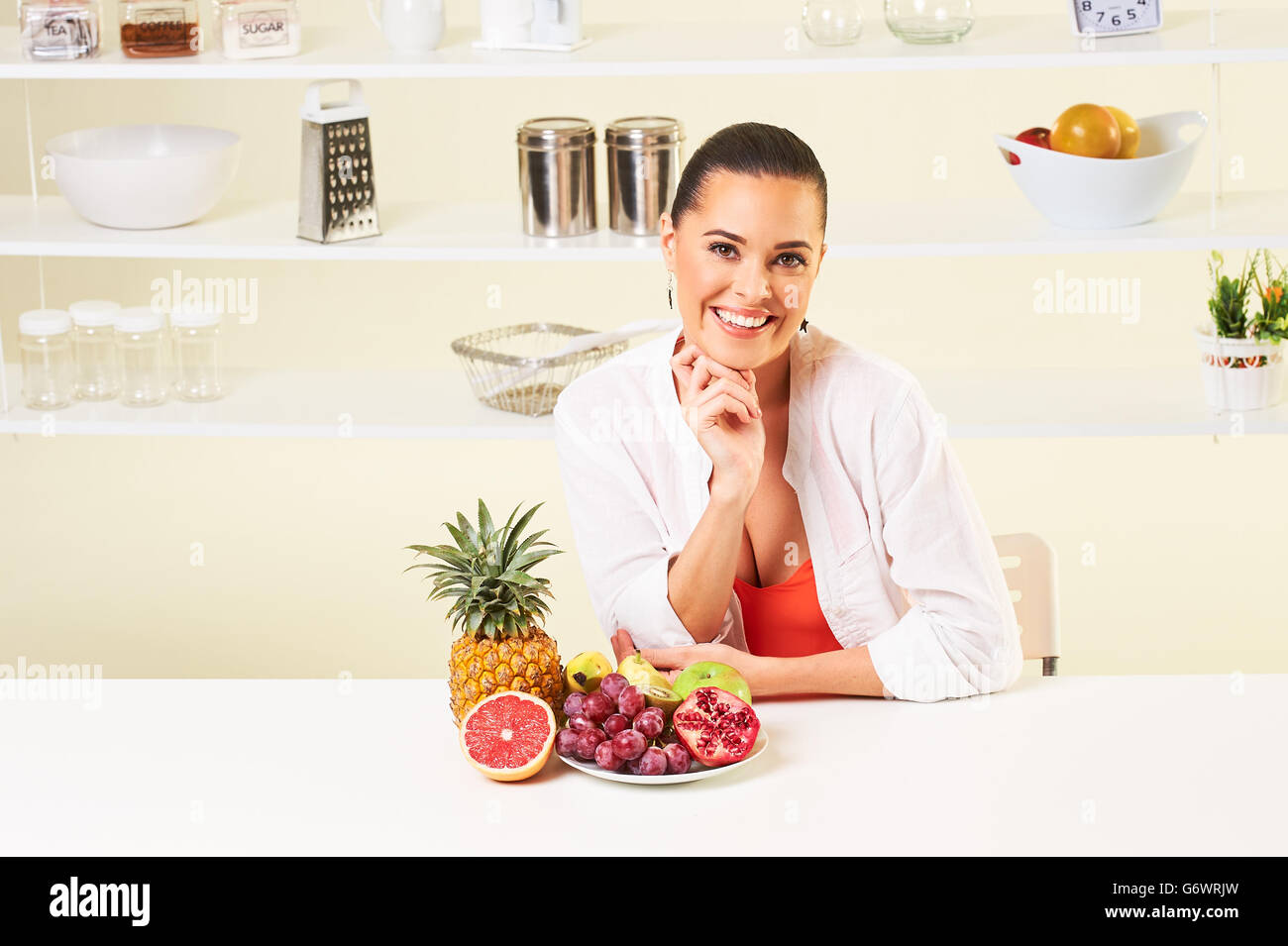 fruit grape eating snack health healthy diet lunch weight loss Stock Photo Alamy