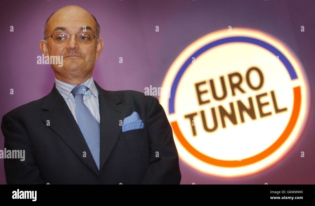 Herve Huas Eurotunnel director Stock Photo