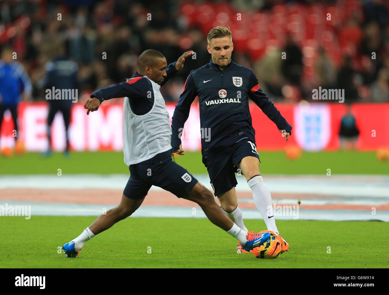 Soccer - International Friendly - England v Denmark - Wembley Stadium Stock Photo