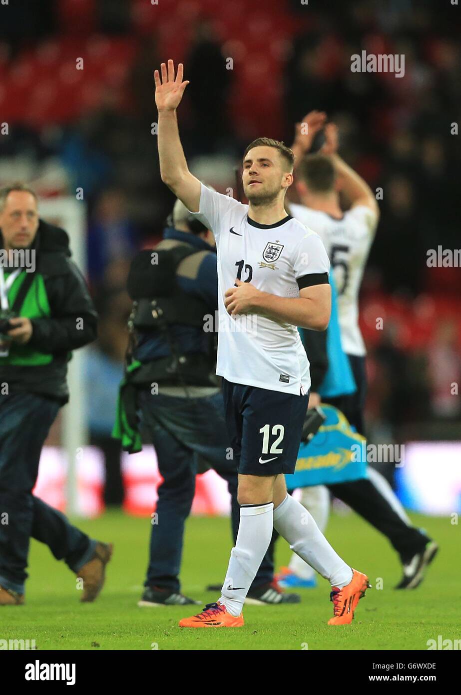 Soccer - International Friendly - England v Denmark - Wembley Stadium Stock Photo