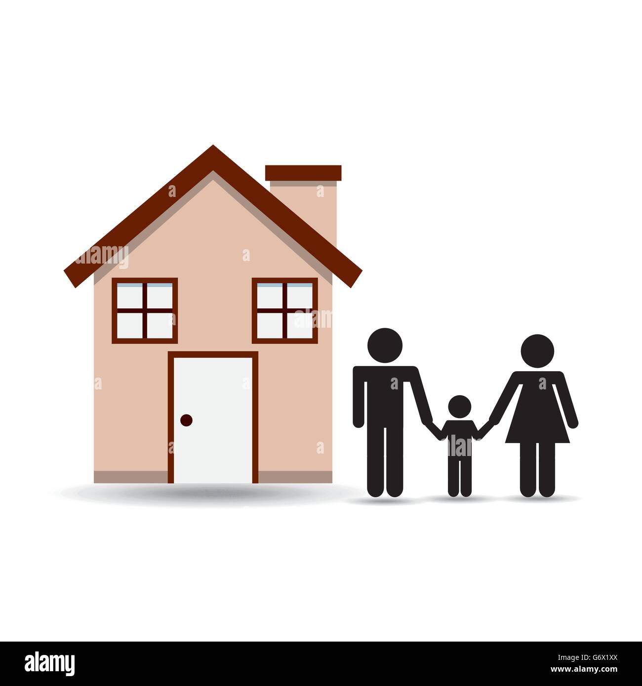 family home design Stock Vector Image & Art - Alamy