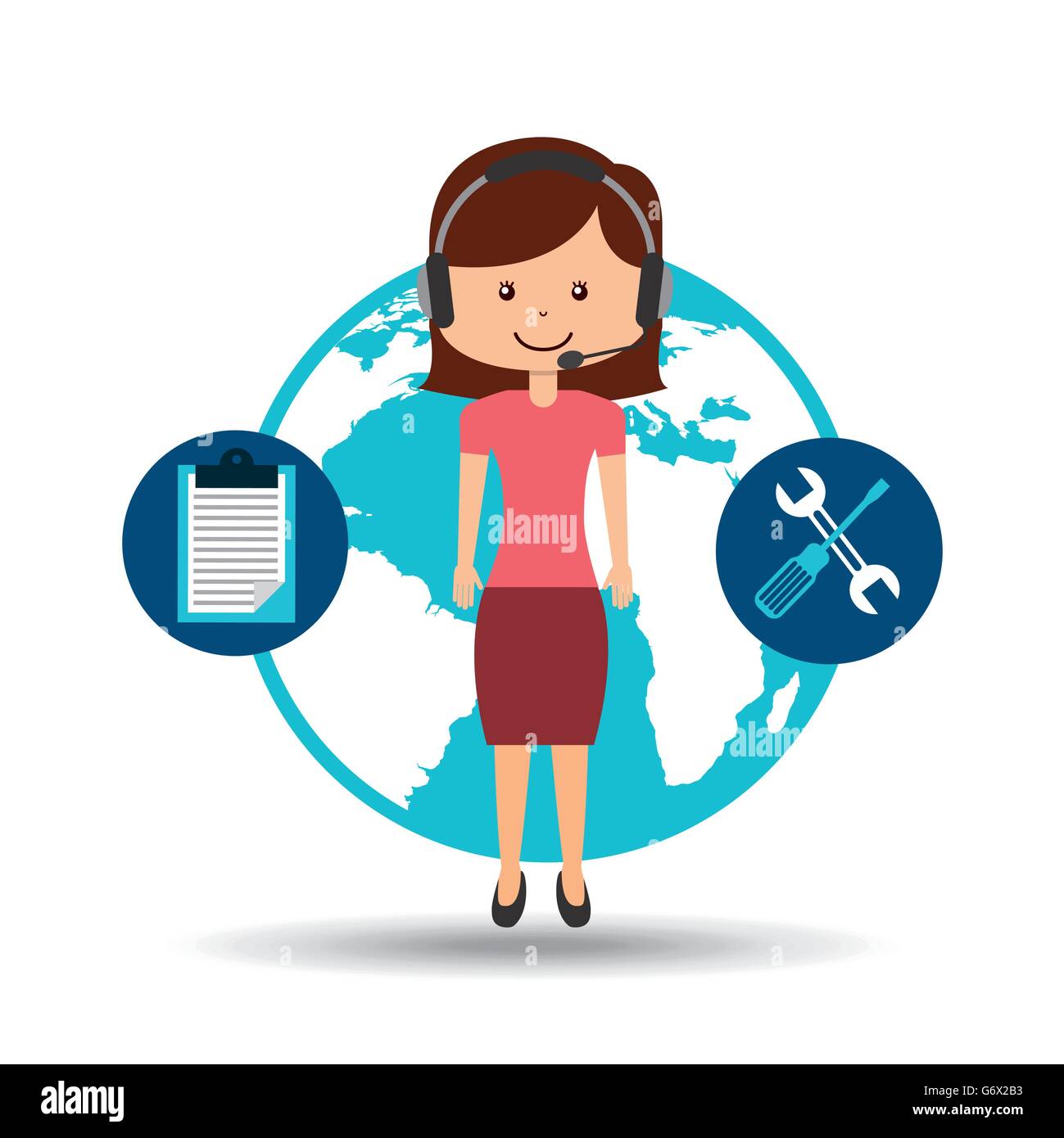customer service design Stock Vector Image & Art - Alamy