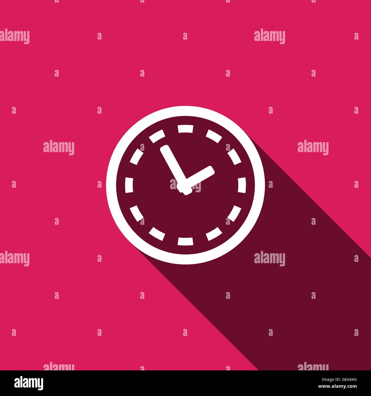 Clock icon vector illustration Stock Vector Image & Art - Alamy