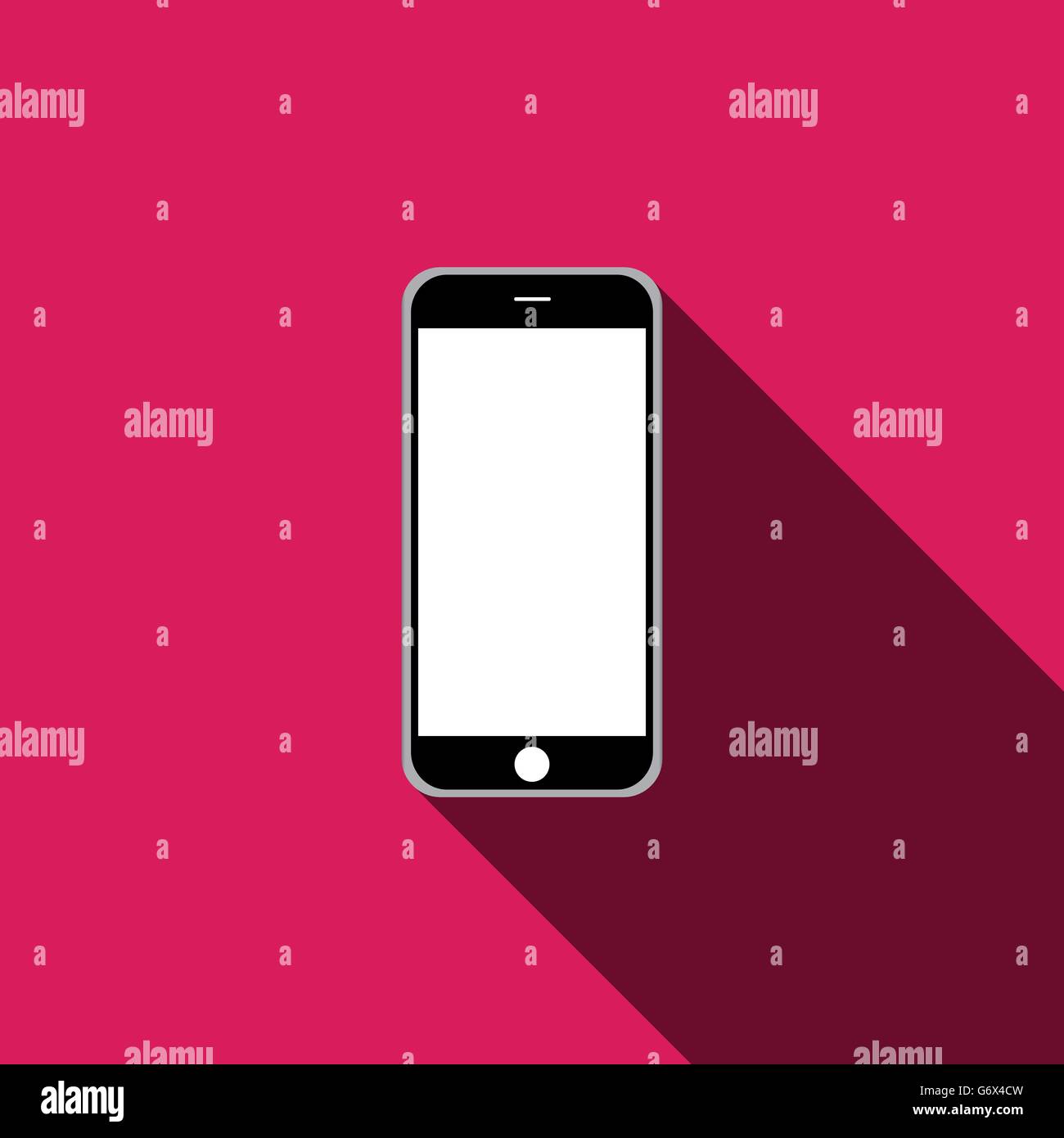 mobile phone icon. Vector illustration Stock Vector Image & Art - Alamy