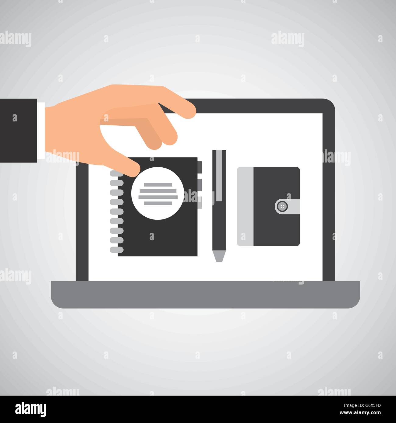 office equipment design Stock Vector Image & Art - Alamy