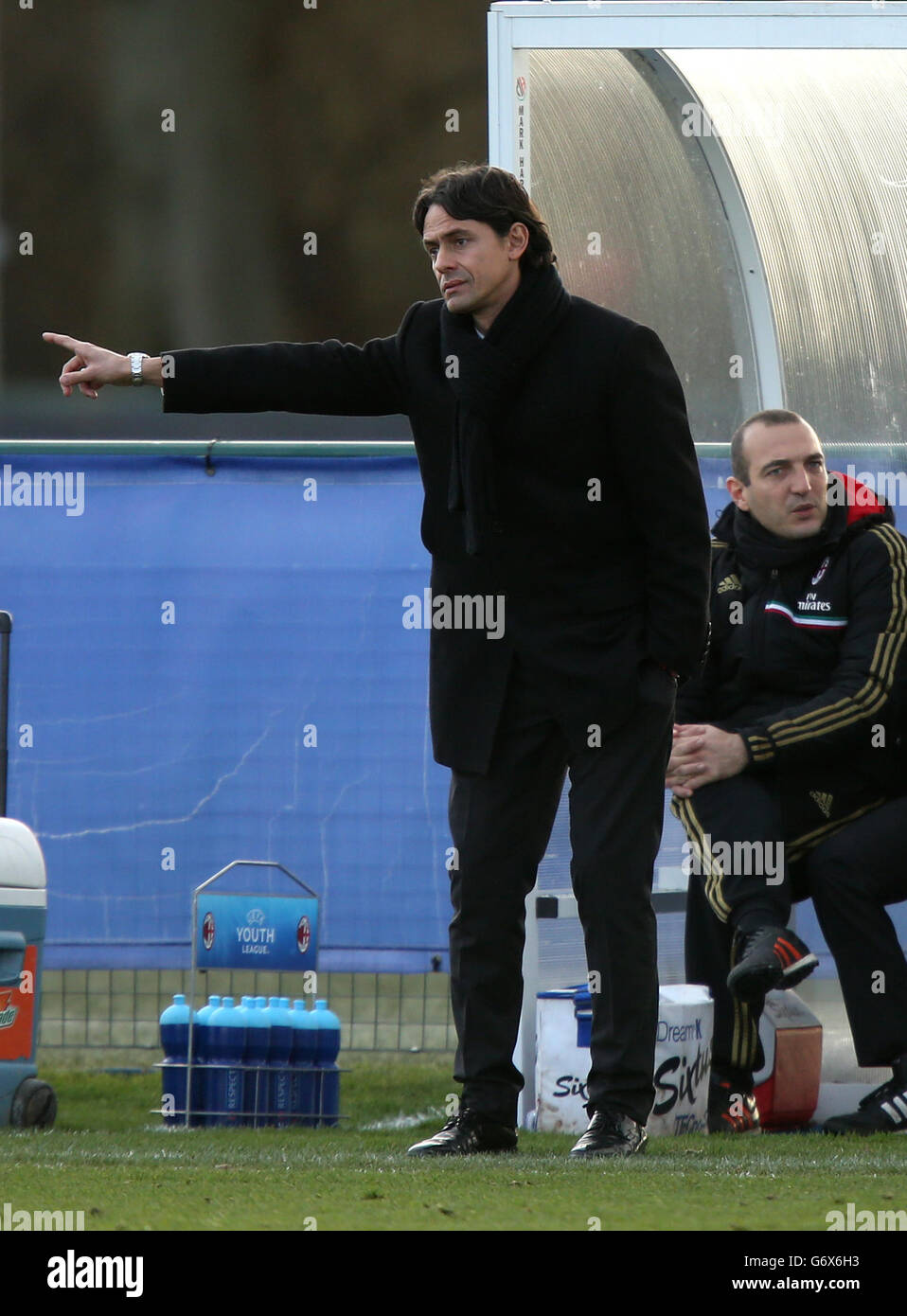 Soccer - U19 UEFA Youth League - Round of 16 - Chelsea v AC Milan - Cobham Training Ground Stock Photo