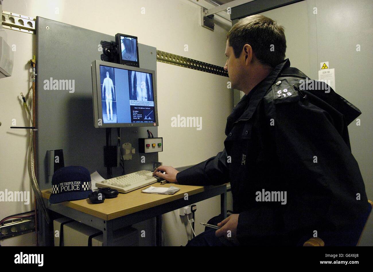 Operation 'La Doinie' - The Total Body X-Ray machine Stock Photo
