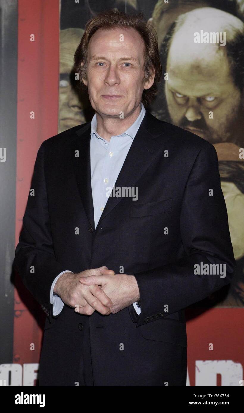 Star of the film Bill Nighy arrives for the world premiere of Shaun of