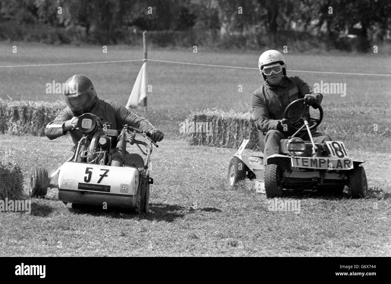 Motor Sport - Lawn Mower Racing - World Championship Stock Photo - Alamy