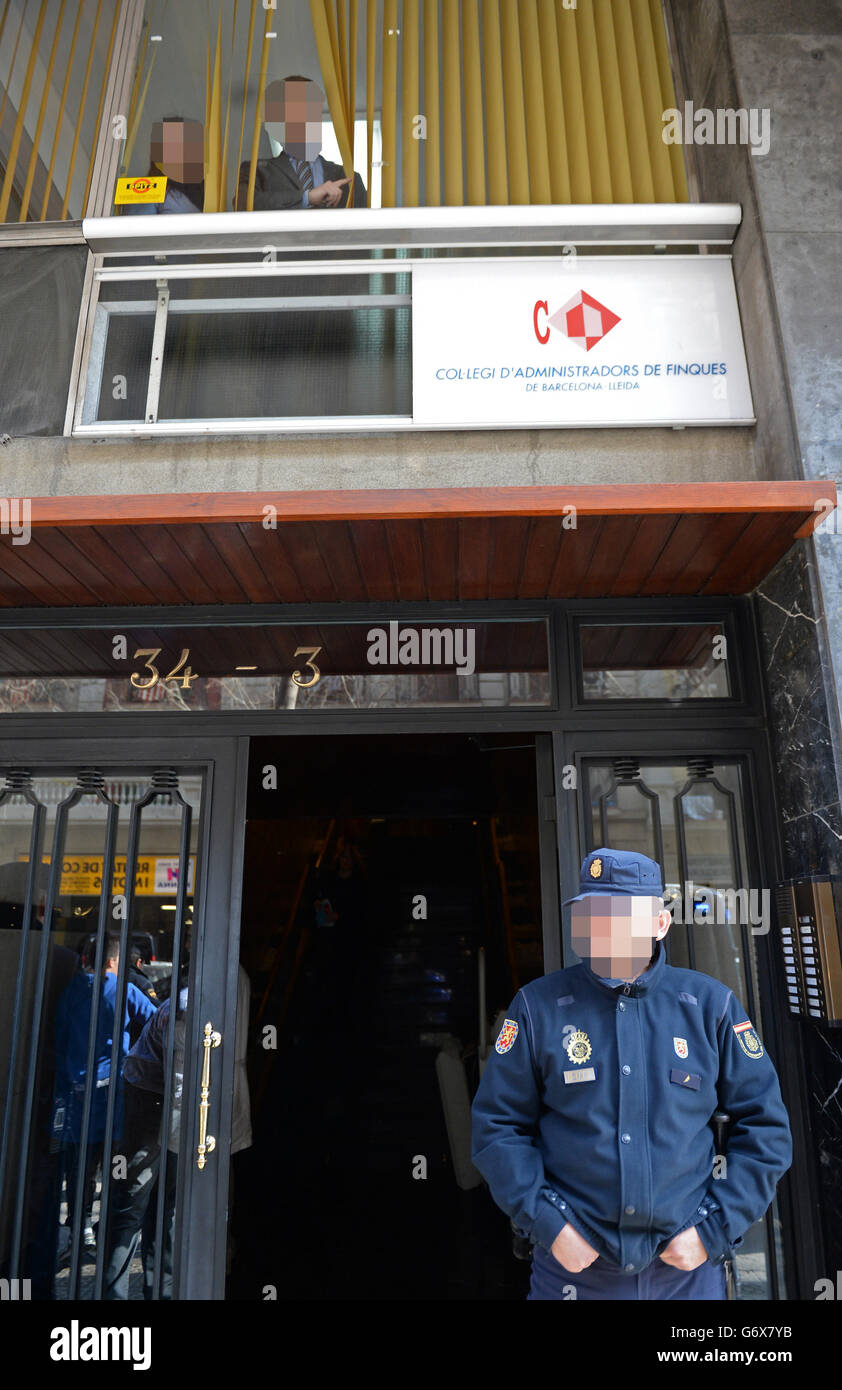 Boiler room gang raids Stock Photo Alamy