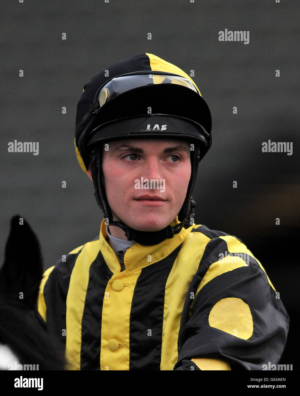 Jockey daryl byrne at southwell racecourse hi-res stock photography and ...