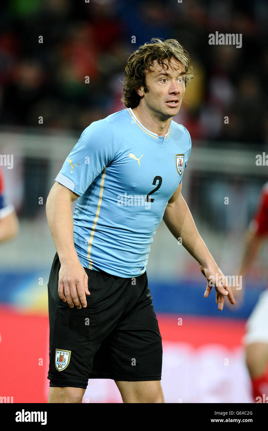 Soccer - International Friendly - Austria v Uruguay - Worthersee Stadion. Diego Lugano, Uruguay Stock Photo