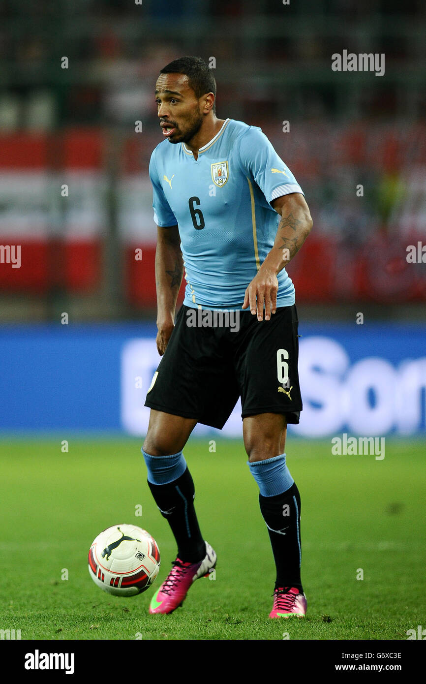 Soccer - International Friendly - Austria v Uruguay - Worthersee Stadion. Alvaro Pereira, Uruguay Stock Photo