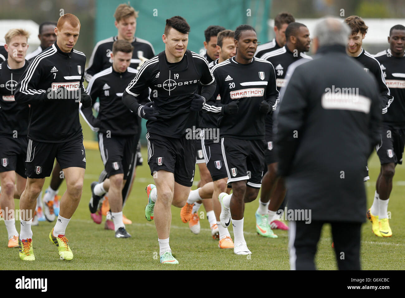 Fulham Manager Felix Magath During Training Hi res Stock Photography Fulham Manager Felix Magath During Training Hi res Stock Photography