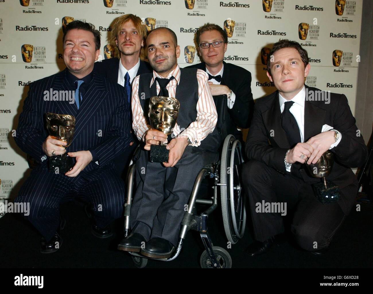 Karl Pilkington Ricky Gervais Stephen Merchant Karl Pilkington Ricky Gervais Stephen Merchant