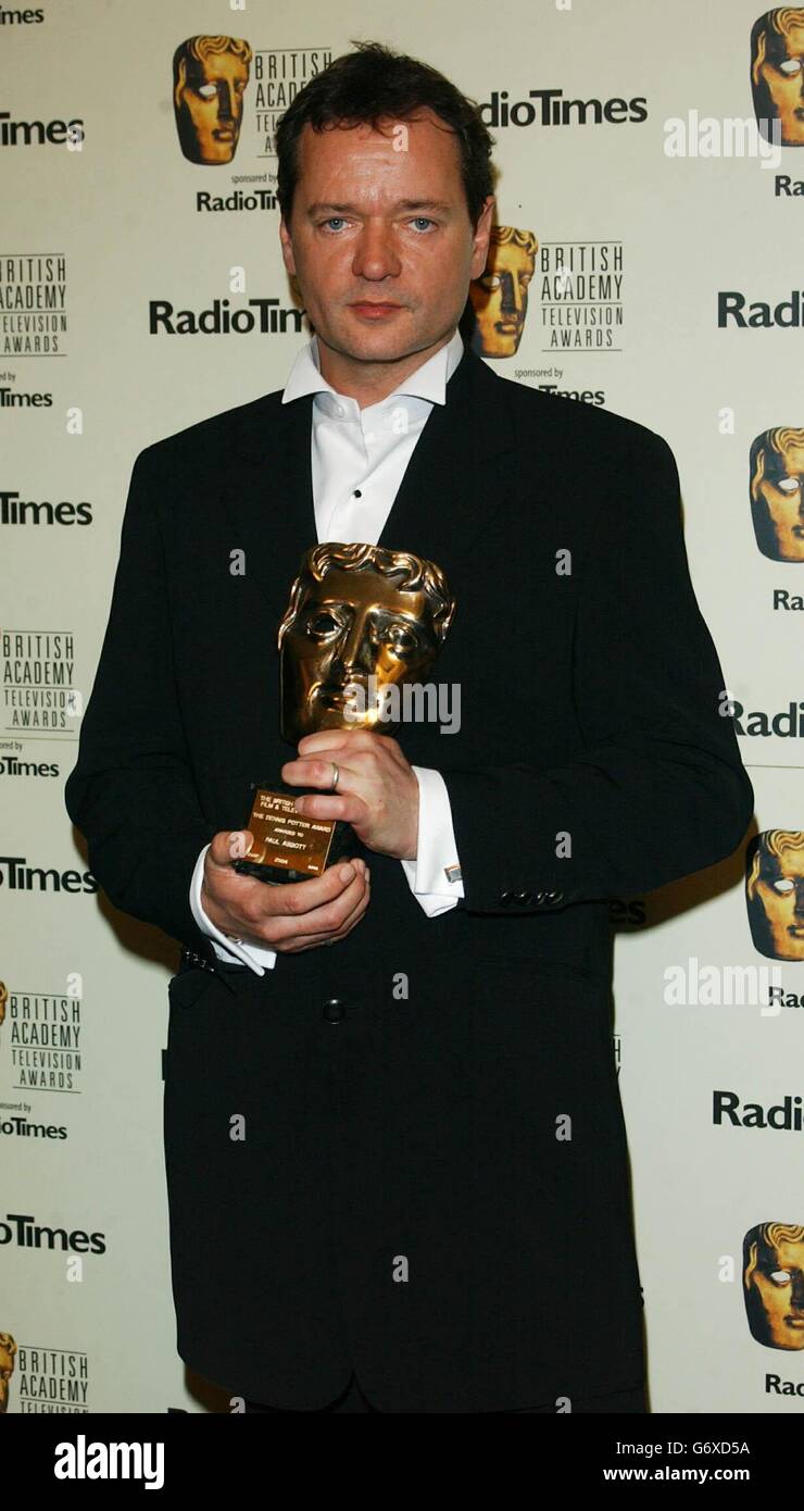 Paul Abbott TV BAFTAS 2004 Stock Photo Alamy