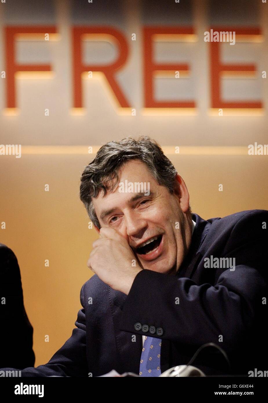 Gordon Brown British Chambers Of Commerce National Conference Stock