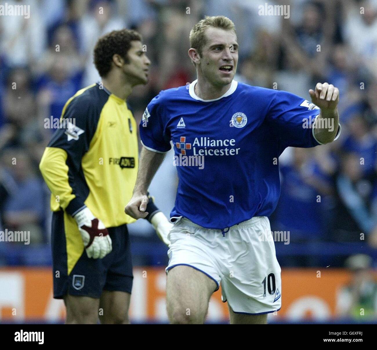 LEICESTER CITY V MANCHESTER CITY Stock Photo