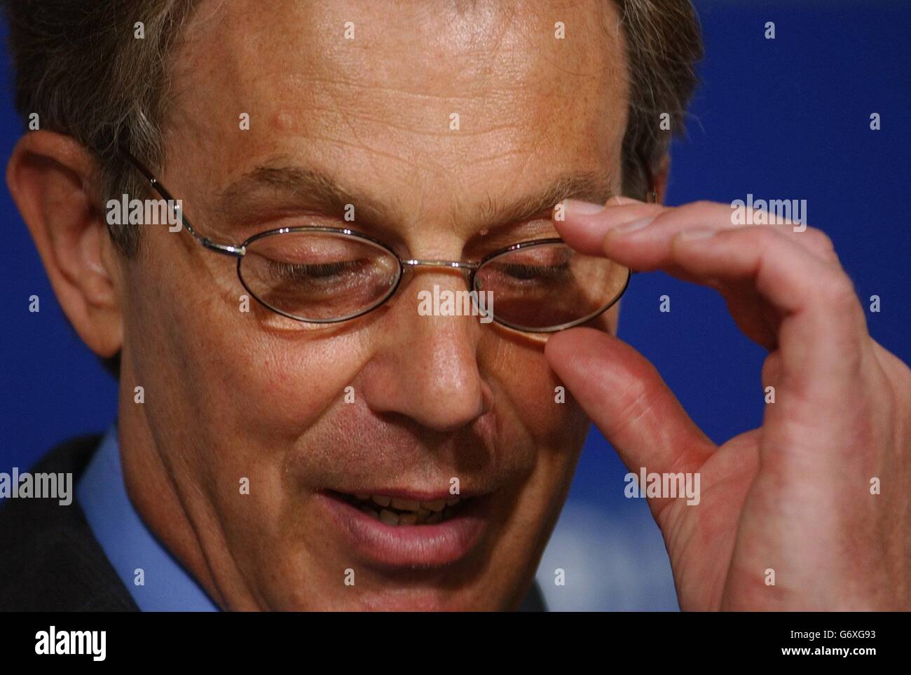 Tony Blair at the London Business School Stock Photo - Alamy