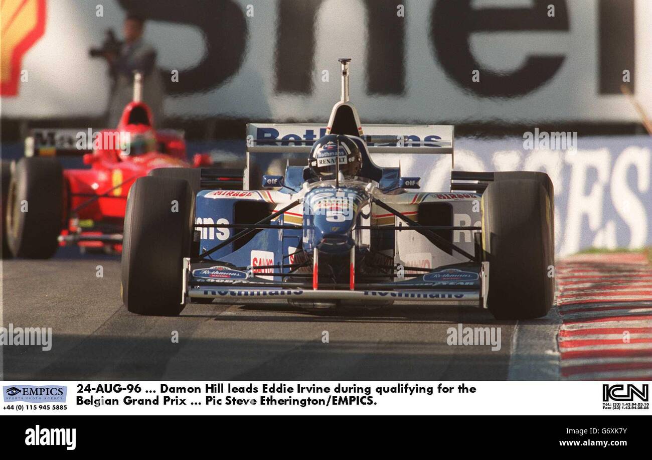 Motor Racing ... Belgian Grand Prix Stock Photo - Alamy