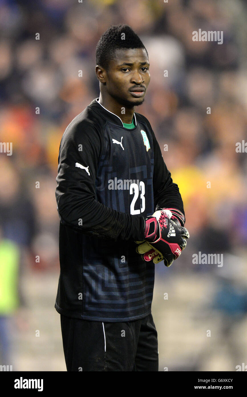 Soccer - International Friendly - Belgium v Ivory Coast - Stade Roi Baudouin Stock Photo