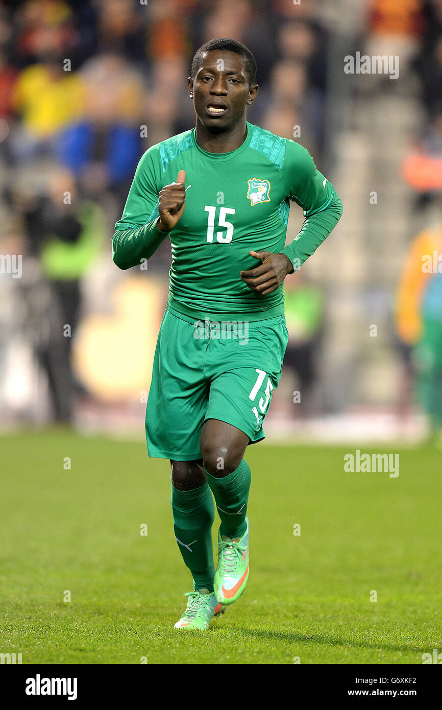 Soccer - International Friendly - Belgium v Ivory Coast - Stade Roi Baudouin. Max Gradel, Ivory Coast Stock Photo