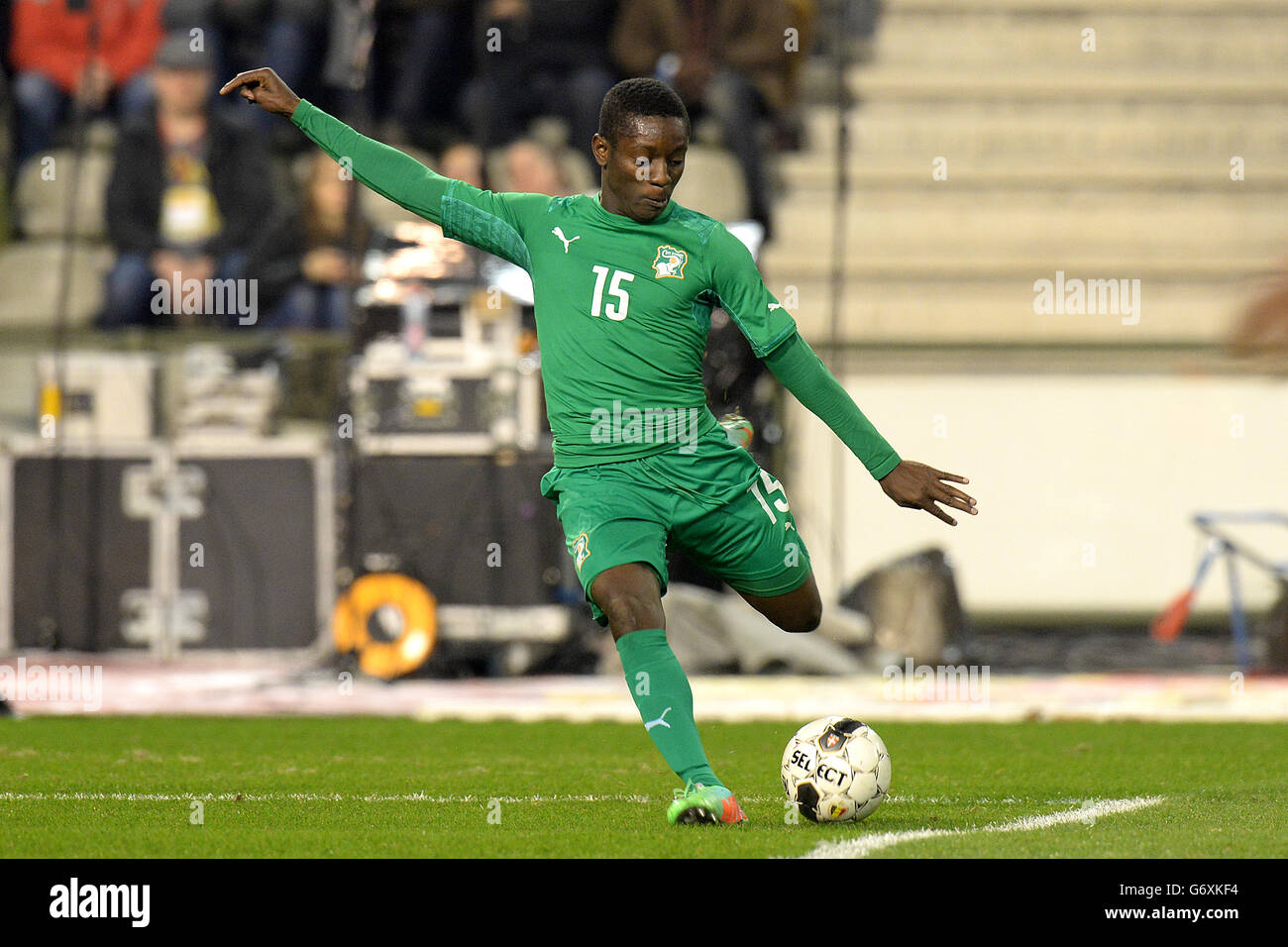 Soccer - International Friendly - Belgium v Ivory Coast - Stade Roi Baudouin Stock Photo