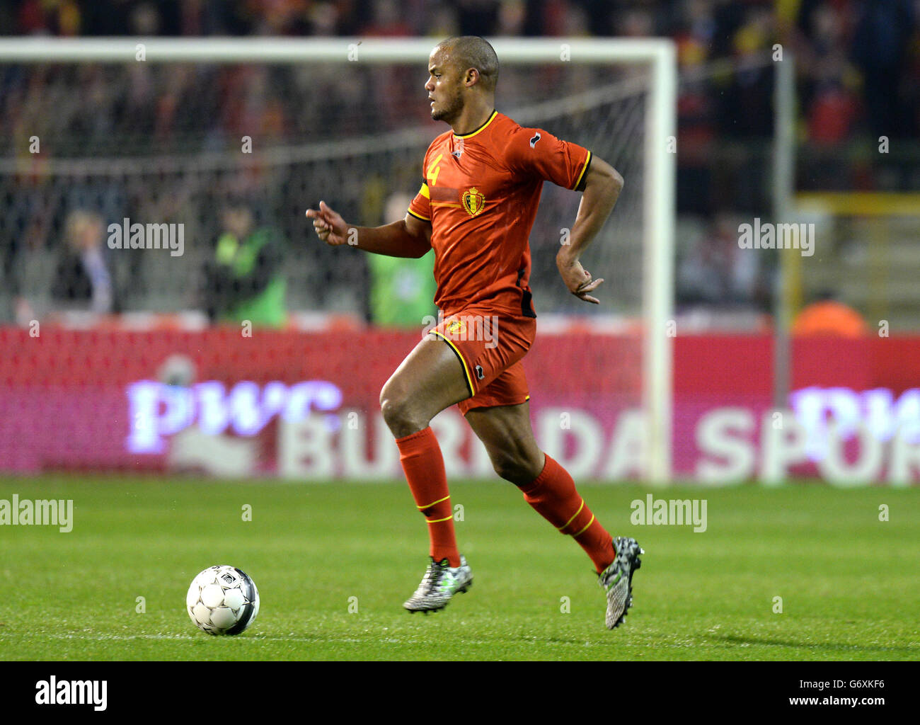 Soccer - International Friendly - Belgium v Ivory Coast - Stade Roi Baudouin. Vincent Kompany, Belgium Stock Photo