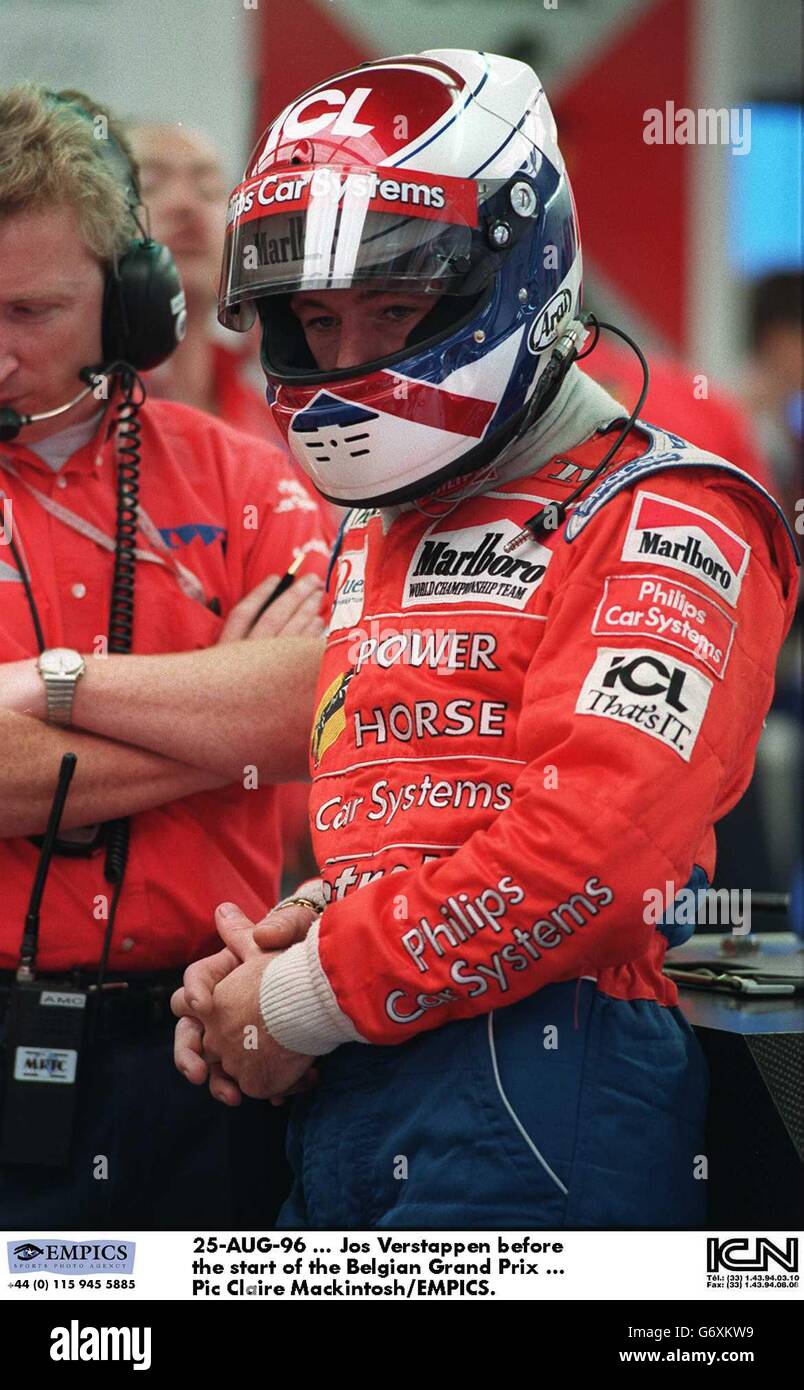 Motor Racing ... Belgian Grand Prix Stock Photo - Alamy