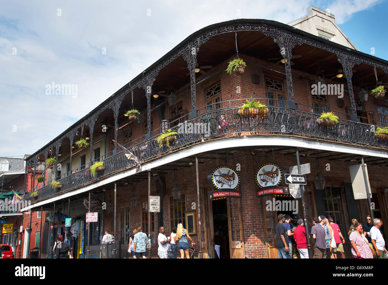 Bars in the French Quarter New Orleans a Louisiana city on the