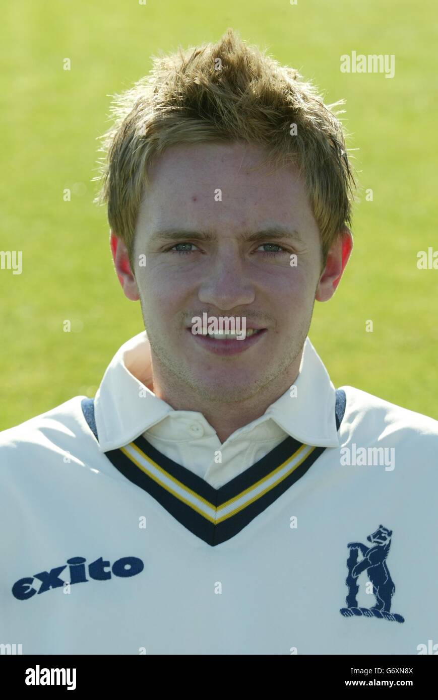 Ian Westwood of Warwickshire County Cricket Club. Stock Photo
