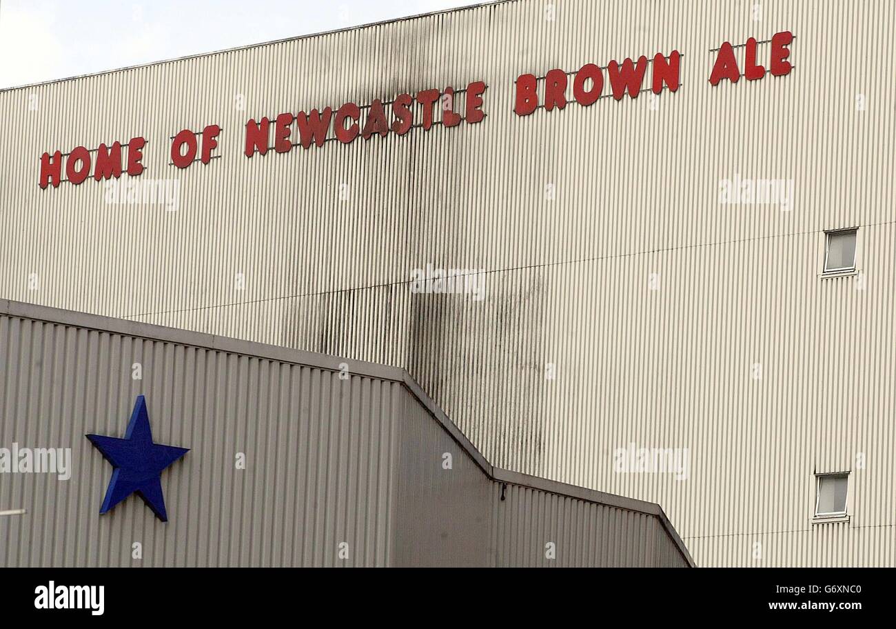 Newcastle Brown Ale Stock Photo