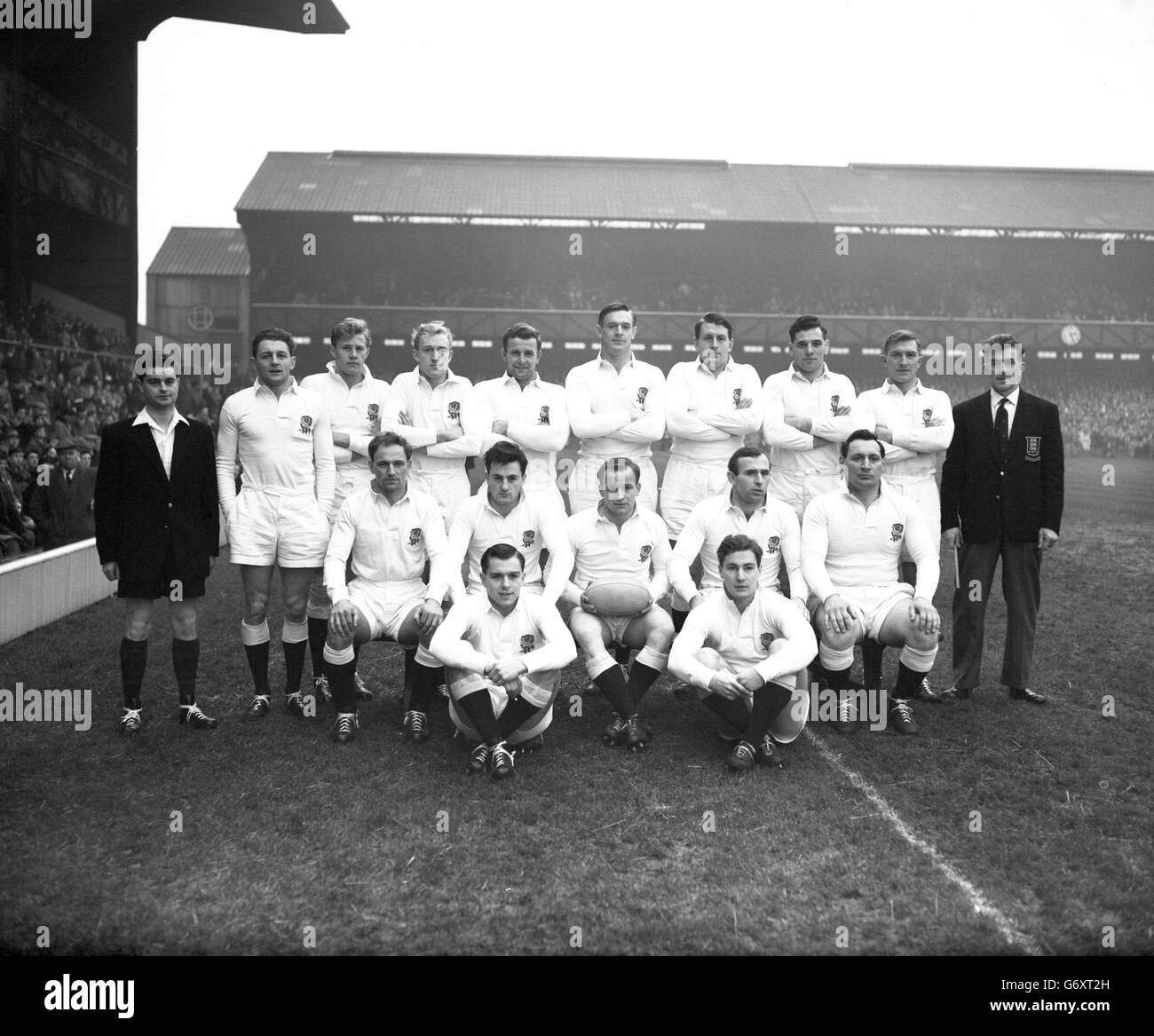 WALES 1960 RUGBY TEAM PHOTOGRAPH v Ireland 