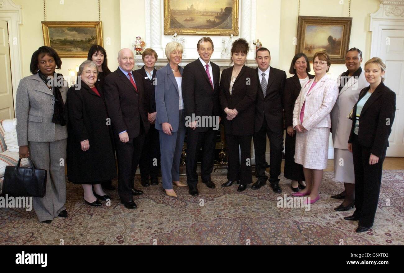Tony Blair - NHS Meeting - Downing Street Stock Photo - Alamy