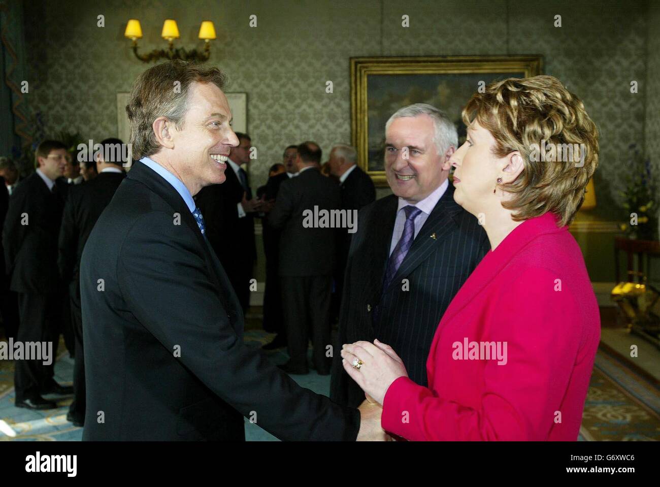 EU Enlargement Ceremonies - Dublin Stock Photo