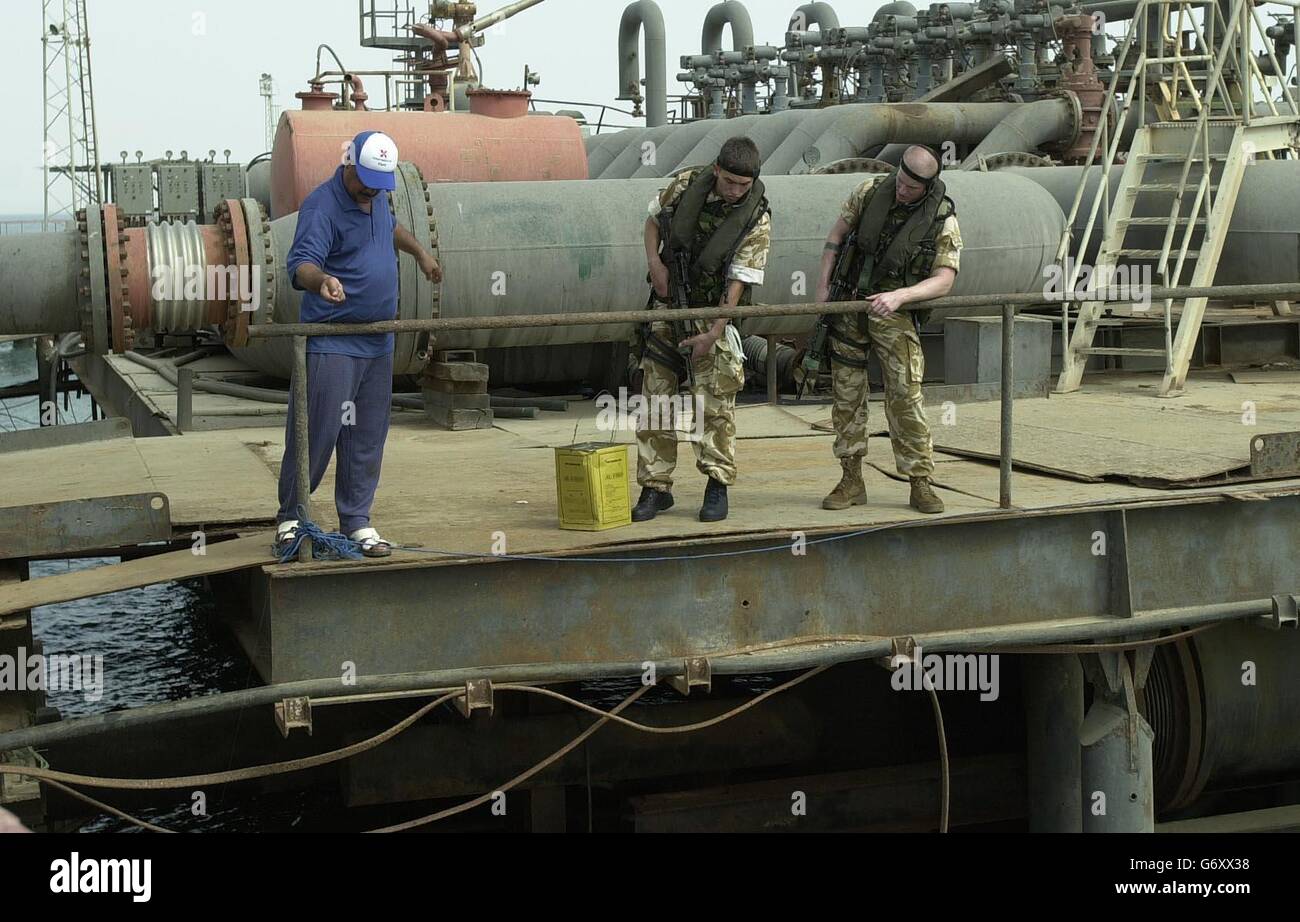 Iraqi Coastal Defence Force Stock Photo