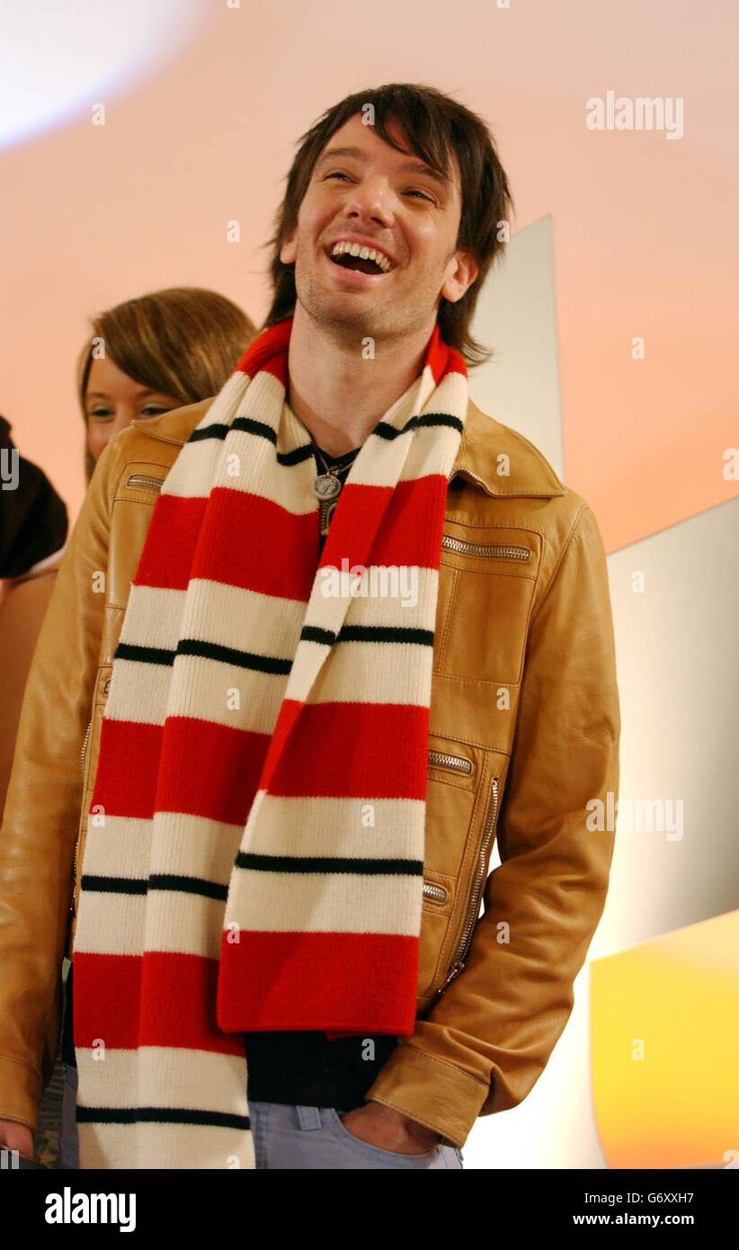 JC Chasez on MTV TRL Stock Photo Alamy