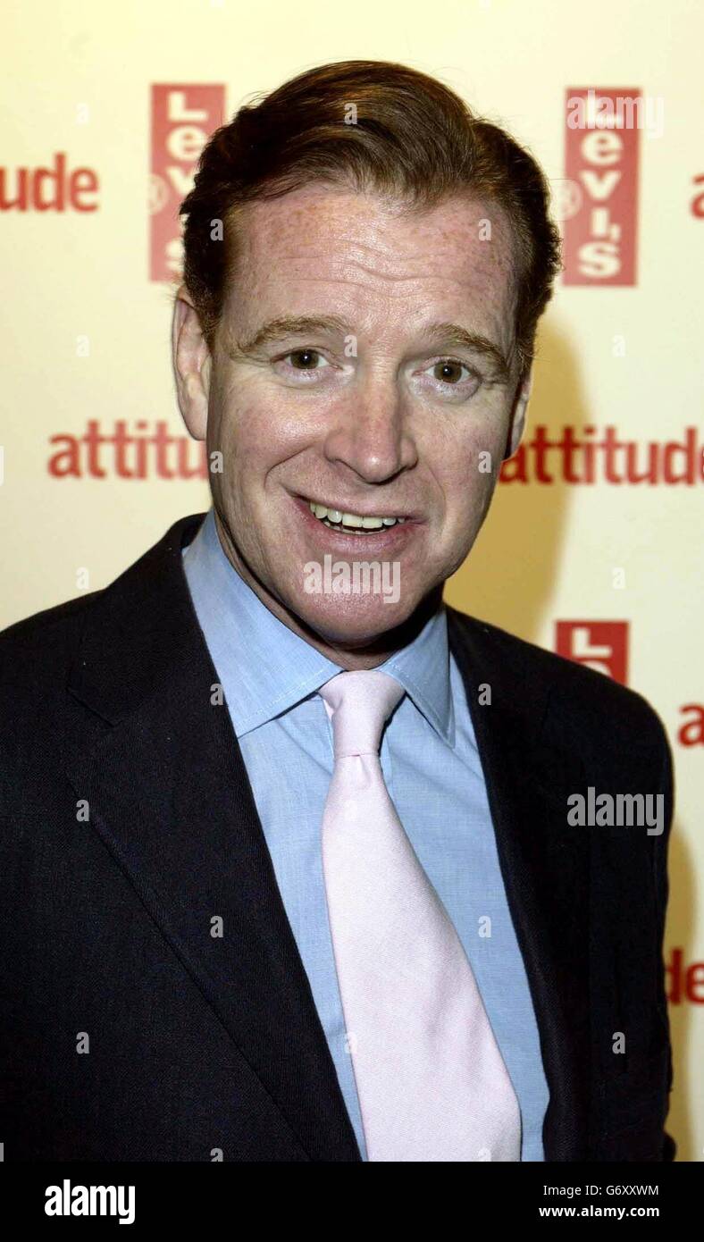 James Hewitt arrives for Attitude Magazine's 10th Birthday Party at the Atlantic Bar & Grill in central London, to celebrate 10 years for the gay style magazine. Stock Photo