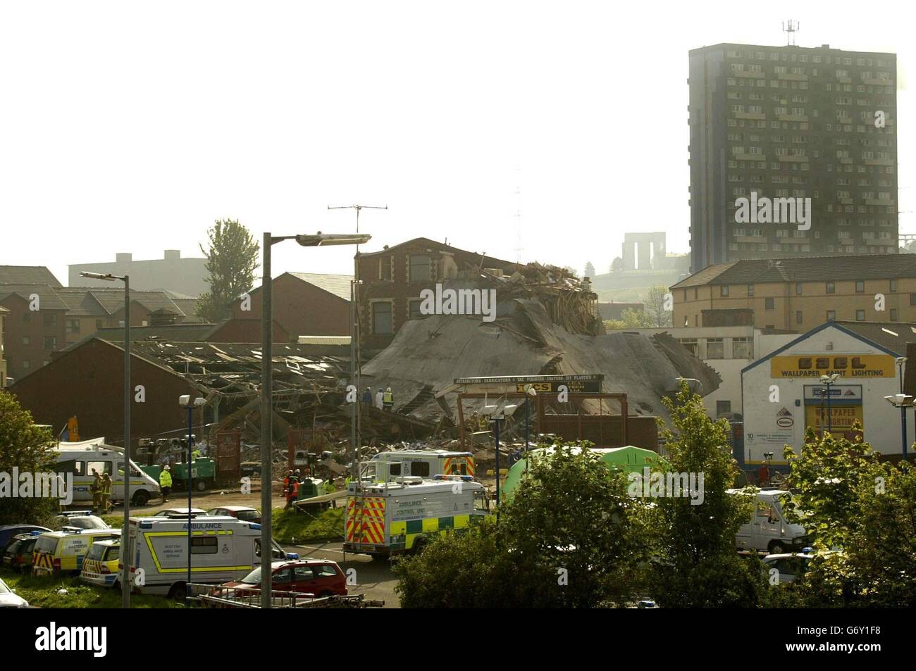 A view of the stockline plastics factory in glasgow hires stock