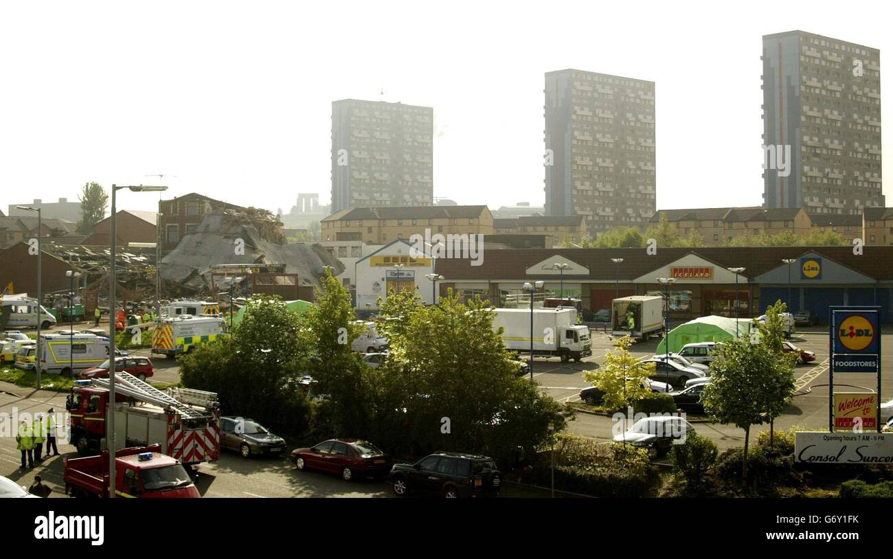 A view of the stockline plastics factory in glasgow hires stock