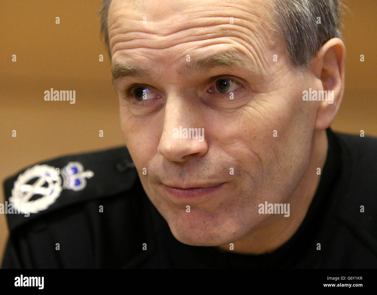 Police Scotland Chief Constable Sir Stephen House during a community