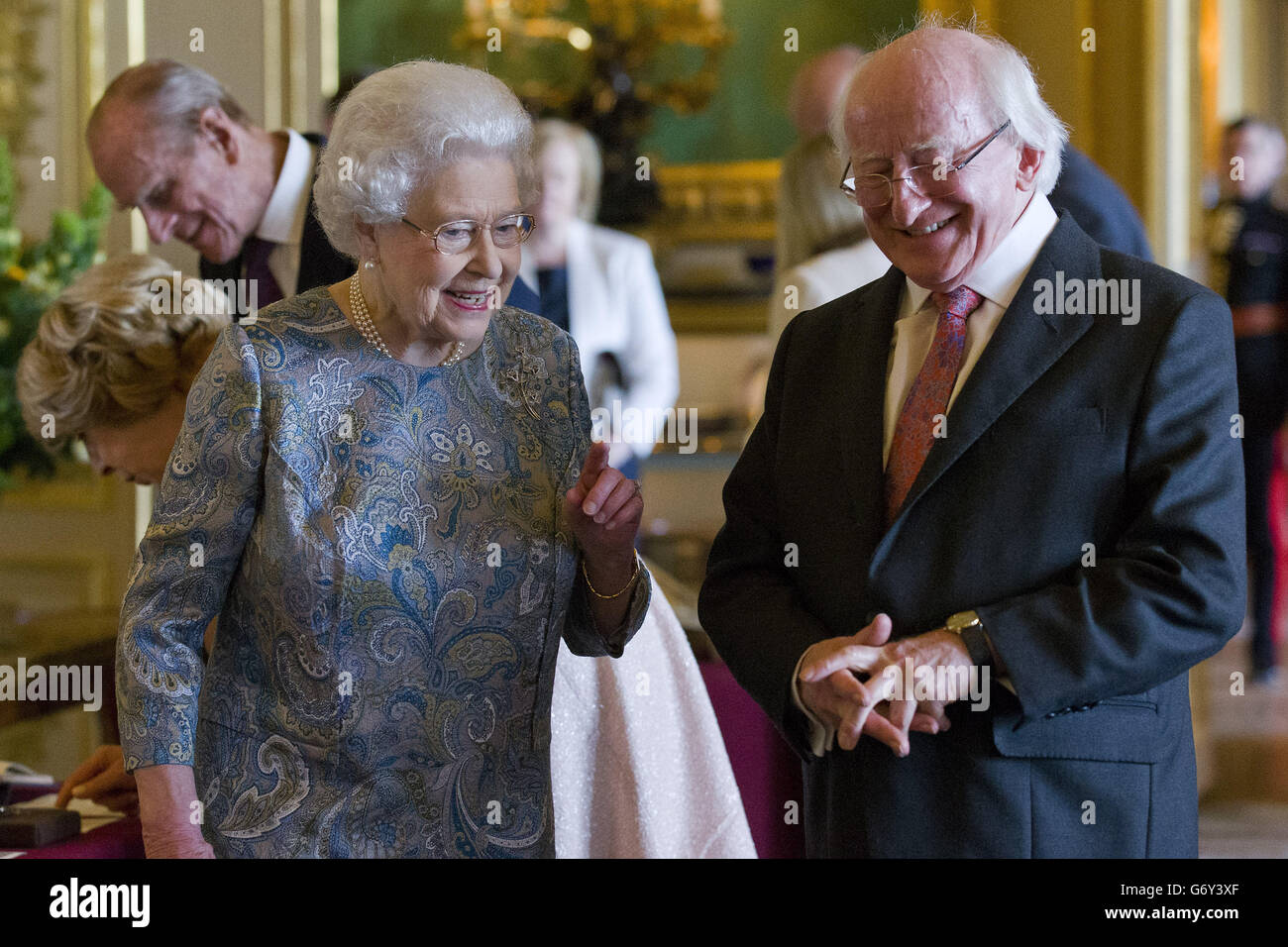 President Higgins state visit to Britain - Day Two Stock Photo