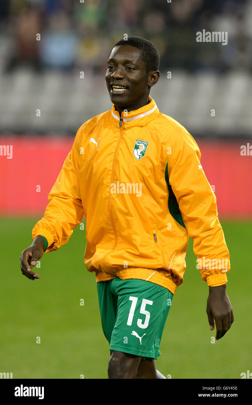 Soccer - International Friendly - Belgium v Ivory Coast - Stade Roi Baudouin Stock Photo