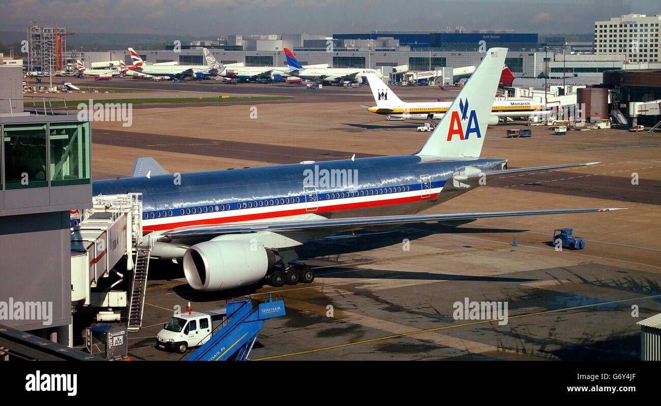 A general view of of Gatwick Airport taken from South Terminal, showing