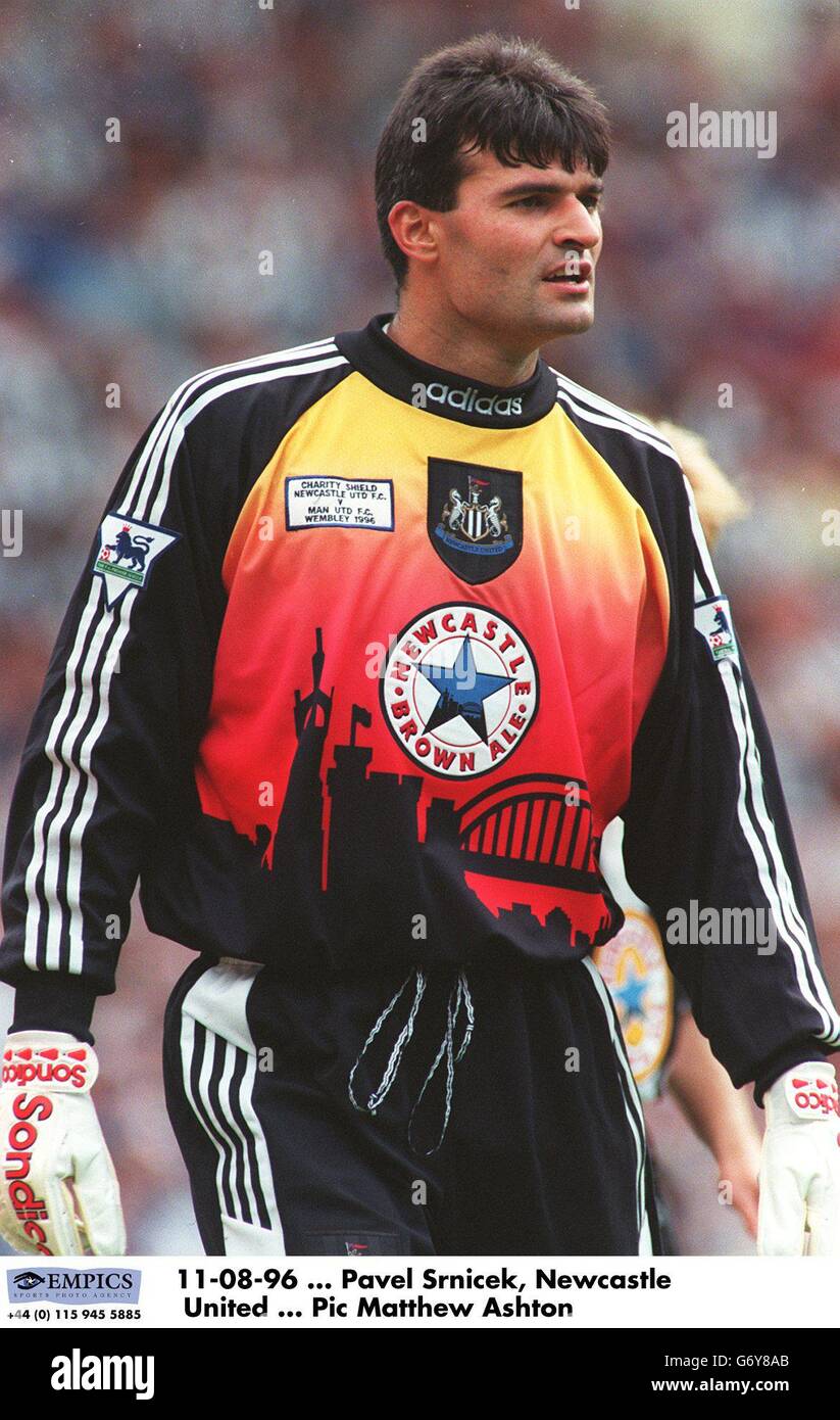 11-08-96, Pavel Srnicek, Newcastle United Stock Photo