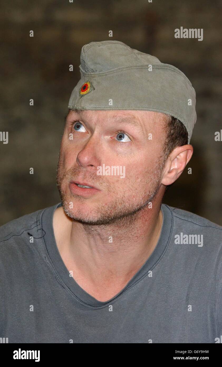 Actor Gary Kemp as Smitty during a photocall for the new revised version of Snoo Wilson's comedy 'Pignight' at the Mernier Chocolate factory Theatre in London. Stock Photo